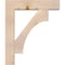 Ekena Millwork Westlake Block Smooth Bracket w/ Offset Brace, Douglas Fir, 7 1/2"W x 32"D x 38"H BKT0806X32X38WTL05SDF - alternate 2